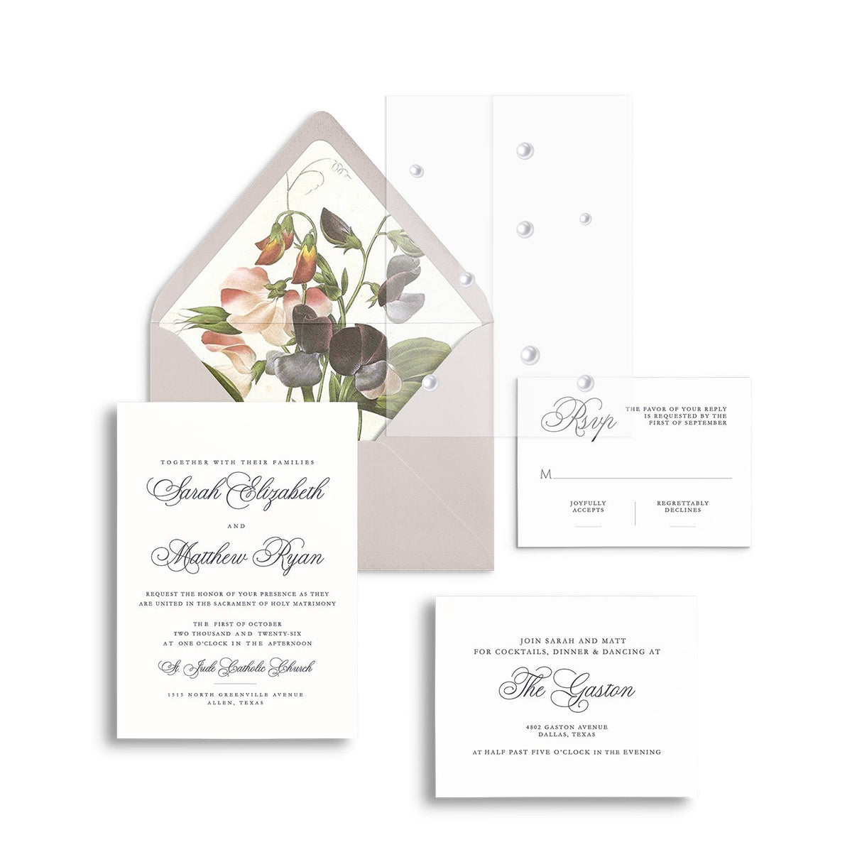Classic Wedding Invitations, Elegant Wedding Invitations, Simple Wedding Invitations, Romantic Wedding Invitations, Modern Wedding Invitations, Pearl Wedding Invitations