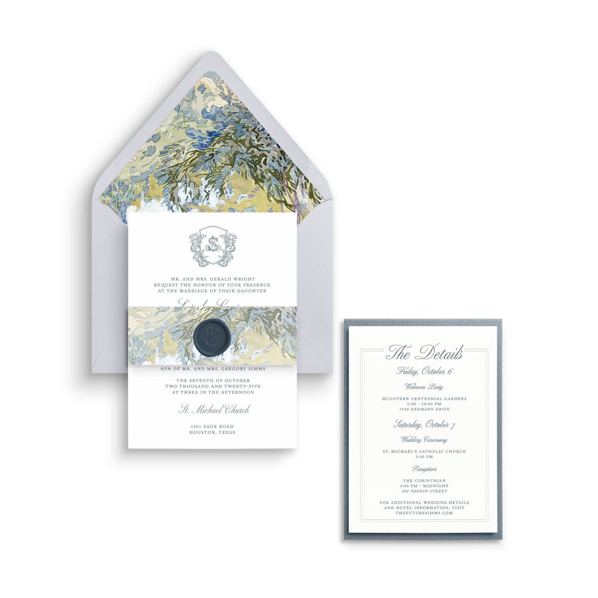 Monogram Crest Wedding Invitations, Classic Wedding Invitations, Elegant Wedding Invitations, Simple Wedding Invitations, Romantic Wedding Invitations, Modern Wedding Invitations