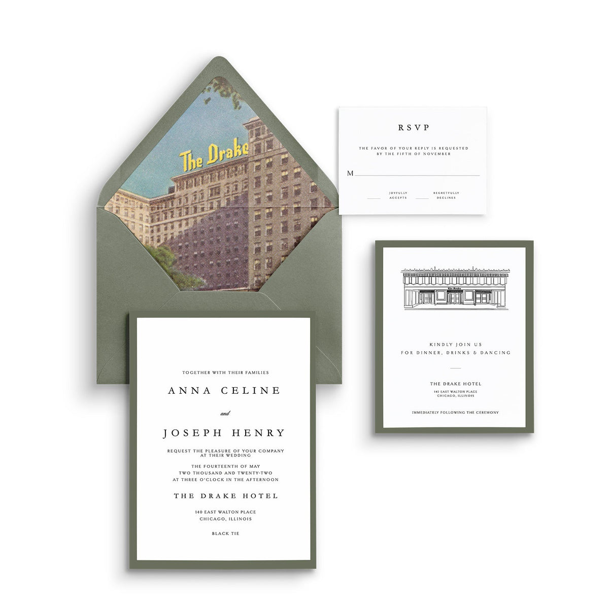 Classic Wedding Invitations, Elegant Wedding Invitations, Simple Wedding Invitations, Modern Wedding Invitations, Venue Illustrations, Venue Illustration Wedding Invitations, Modern Wedding Invites