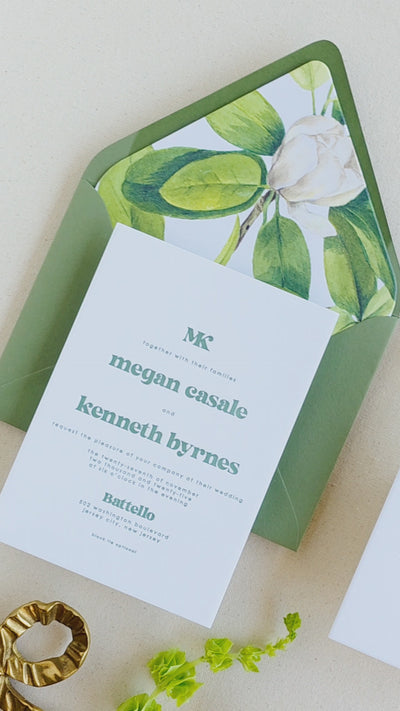 Modern and Colorful Wedding Invitations